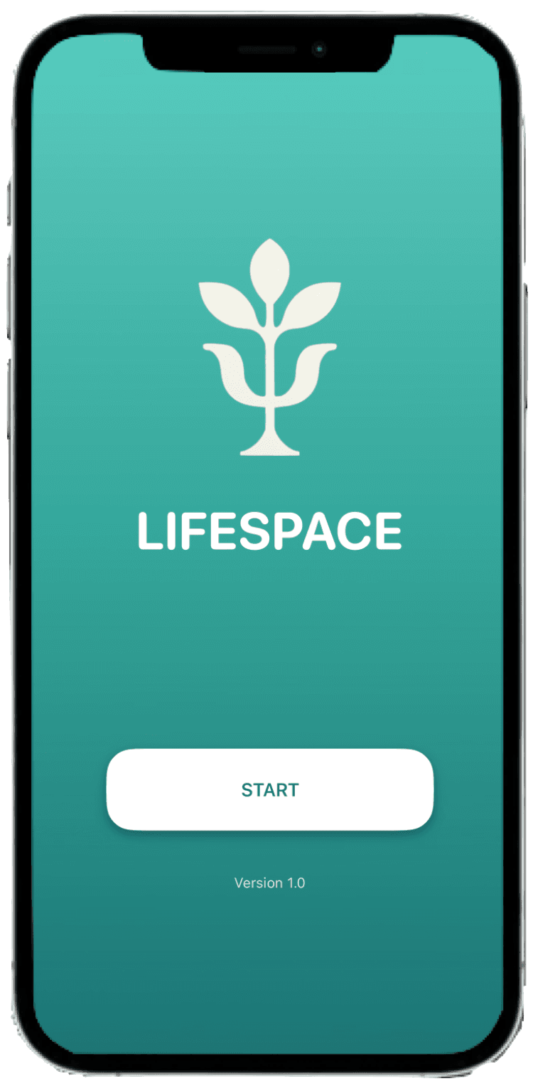 LIFESPACE mobile app welcome screen